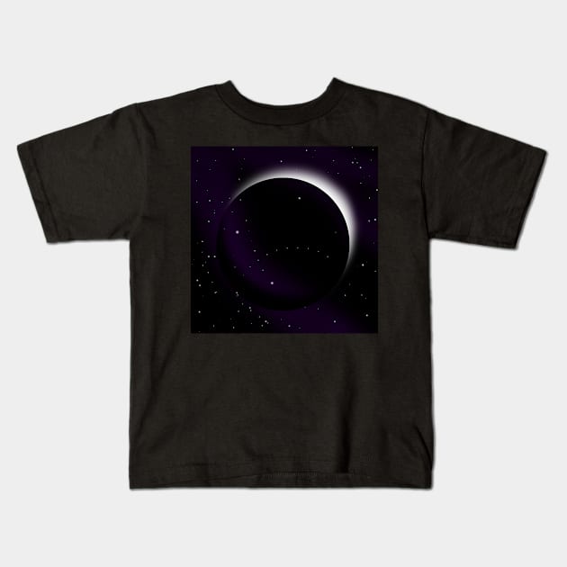 Invisible planet Kids T-Shirt by Littlekata